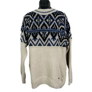 Hugo Boss Akaoki Wool Mohair Ski Lodge Mens Thick Sweater Size XL